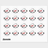Sticker Rond 20 - 1,5 Enveloppe Sceau Lady Bug Dandilion Fleur (Feuille)