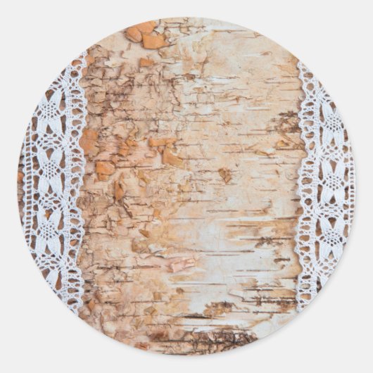 Sticker Rond 20 - 1.5 Enveloppe Sceau pays grange en dentelle d (Devant)