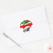 Sticker Rond 20 - 1,5 Enveloppe Seal Baughs Holly Berry Christm (Enveloppe)