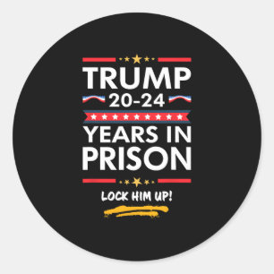 Sticker Rond 20-24 Ans De Prison Le Verrouillent