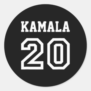 Sticker Rond 20 Équipe Kamala Harris 2020