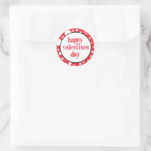 Sticker Rond 20 Joyeux Valentines Jour Cupcake Toppers (Sac)