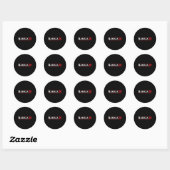 Sticker Rond 20 Kamala Harris 2020 (Feuille)