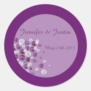 Sticker Rond 20 - l'enveloppe de 1,5 pouces scelle le diamant