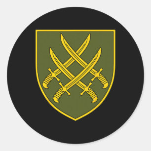 Sticker Rond 20e corps d'armée (ukraine) militaire ukrainien