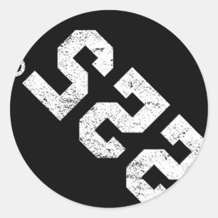 Sticker Rond 225 Degrés - Barbecue - Grillades - Fumer T-shir d