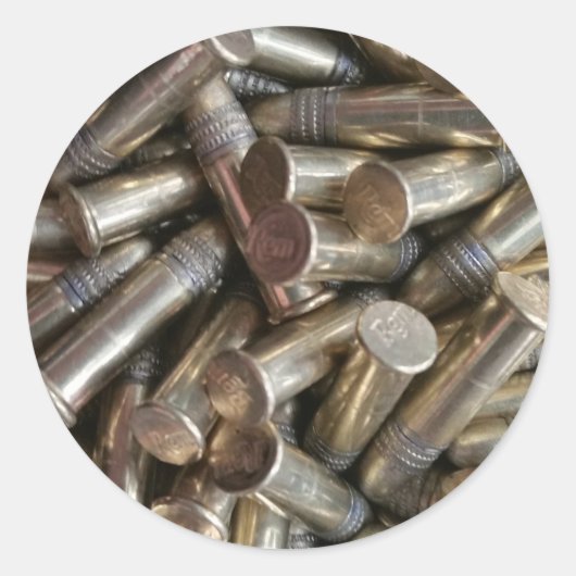 Sticker Rond 22 balles de calibre (Devant)