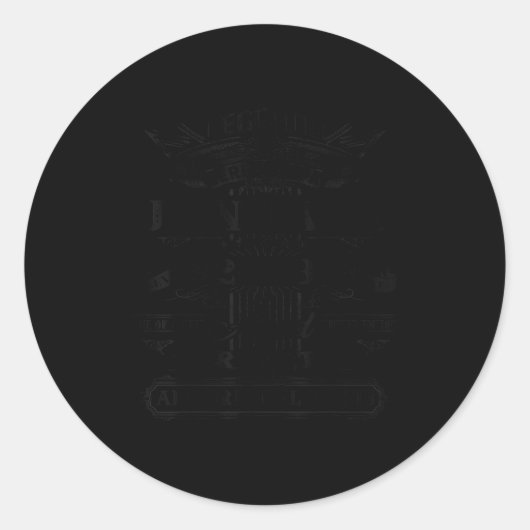 Sticker Rond 23rd Birthday Gift Legend Born In January 2003 23  (Devant)