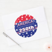 STICKER ROND 250 AMÉRIQUE (Enveloppe)
