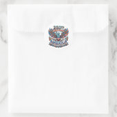 STICKER ROND 250E ANNIVERSAIRE AMÉRIQUE (Sac)
