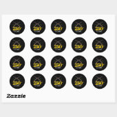 Sticker Rond 250e anniversaire de l'armée (Feuille)