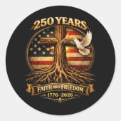 Sticker Rond 250ème anniversaire (Devant)