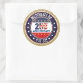 Sticker Rond 250th Anniversary USA Patriotic | 1776–2026 (Sac)
