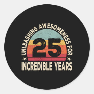 STICKER ROND 25 25E 1998