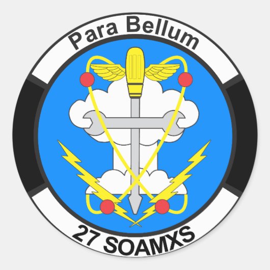 STICKER ROND 27 SOAMXS (Devant)