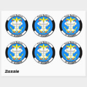 STICKER ROND 27 SOAMXS (Feuille)