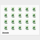 Sticker Rond 29 février jour bissextile (Feuille)