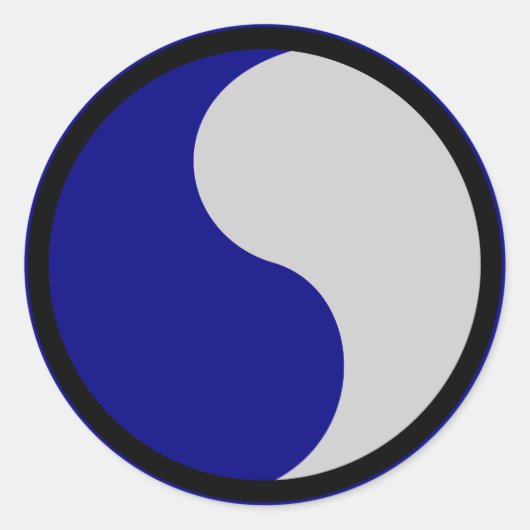 Sticker Rond 29e division d'infanterie (Devant)