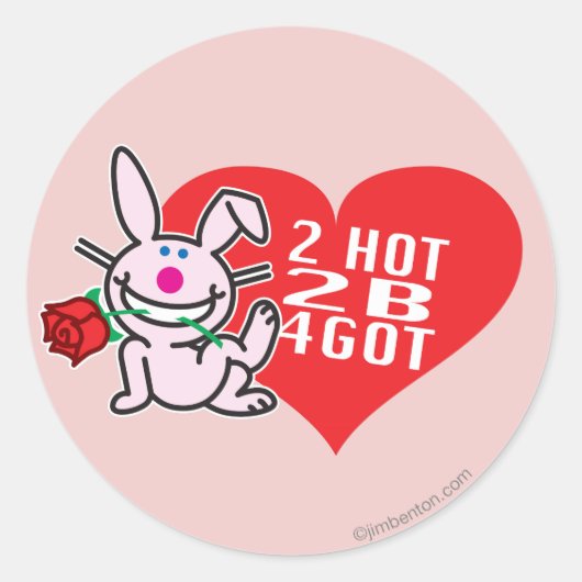 Sticker Rond 2 Hot 2 B 4J (Devant)