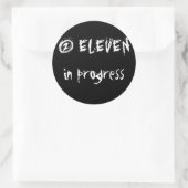 Sticker Rond 2 ONZE en cours (Sac)