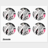 Sticker Rond 2 Pour la route (Feuille)