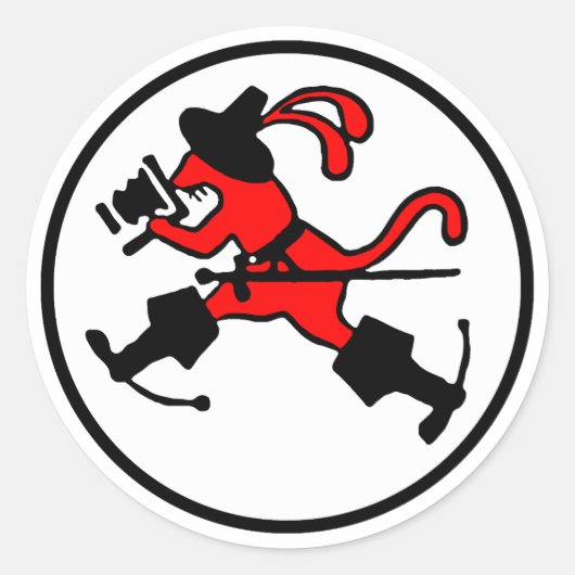 Sticker Rond 2 Staffel Aufklärungsgruppe 33 - 2.F)/33 Emblème (Devant)