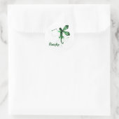 Sticker Rond 2D Absinthe Green Fairy Sketch (Sac)