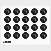 Sticker Rond 2E Adt Restez Bloqué Ou Restez Clappé Washington (Feuille)