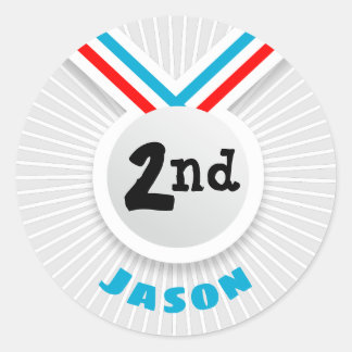 Sticker Rond 2e place