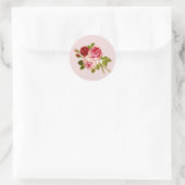 STICKER ROND 3つのバラのシール (Sac)