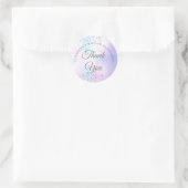 Sticker Rond 30 ans de mariage coeurs perle remerciement (Sac)