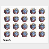 Sticker Rond 30 Clusters Star Doradus Nebula (Feuille)