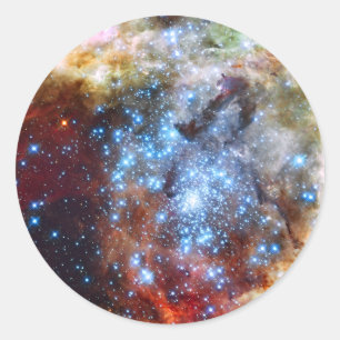 Sticker Rond 30 Clusters Star Doradus Nebula