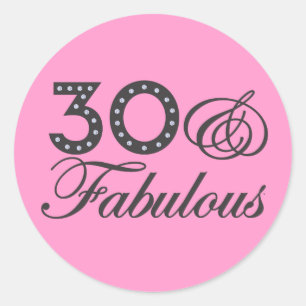 Sticker Rond 30 et cadeau fabuleux