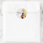 Sticker Rond 311 Blonde Fashionista Purses Zebra (Sac)