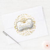 Sticker Rond 311-Ciao Bella Golden White Divine (Enveloppe)