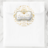 Sticker Rond 311-Ciao Bella Golden White Divine (Sac)