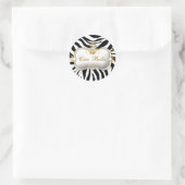 Sticker Rond 311 Ciao Bella Zebra Stripes (Sac)