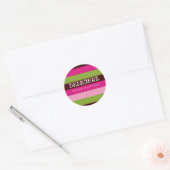 Sticker Rond 311 DelCandy Stripes (Enveloppe)