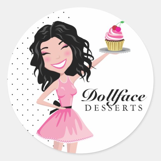 Sticker Rond 311 Dollface Desserts Kohlie (Devant)