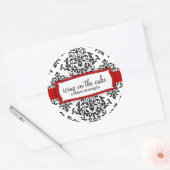 Sticker Rond 311 Glacage sur la cerise de gâteau (Enveloppe)