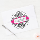 Sticker Rond 311 Glacage sur la fraise du gâteau (Enveloppe)