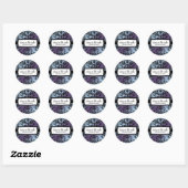Sticker Rond 311 Glacage sur le gâteau Hydrangea (Feuille)