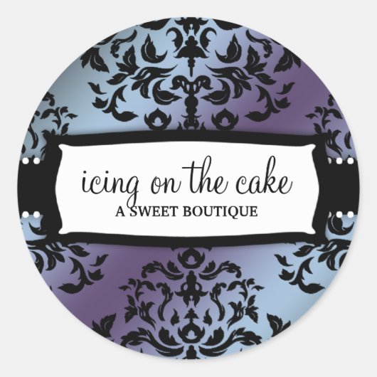 Sticker Rond 311 Glacage sur le gâteau Hydrangea (Devant)