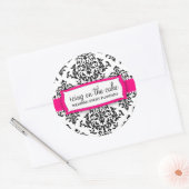 Sticker Rond 311 Glacer sur le gâteau - fraise (Enveloppe)