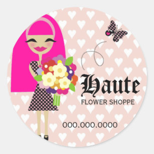 STICKER ROND 311-KILA FLEURS ET BOUTEILLES INTERCHANGEABLES