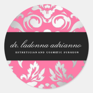 Sticker Rond 311-Ladonna Damask Rose rose