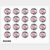 Sticker Rond 311 Lavish Pink Platter embrasse Sassy Sweets (Feuille)