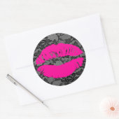Sticker Rond 311 Oh Embrasse-le ! Lace Hot rose (Enveloppe)