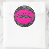 Sticker Rond 311 Oh Embrasse-le ! Lace Hot rose (Sac)